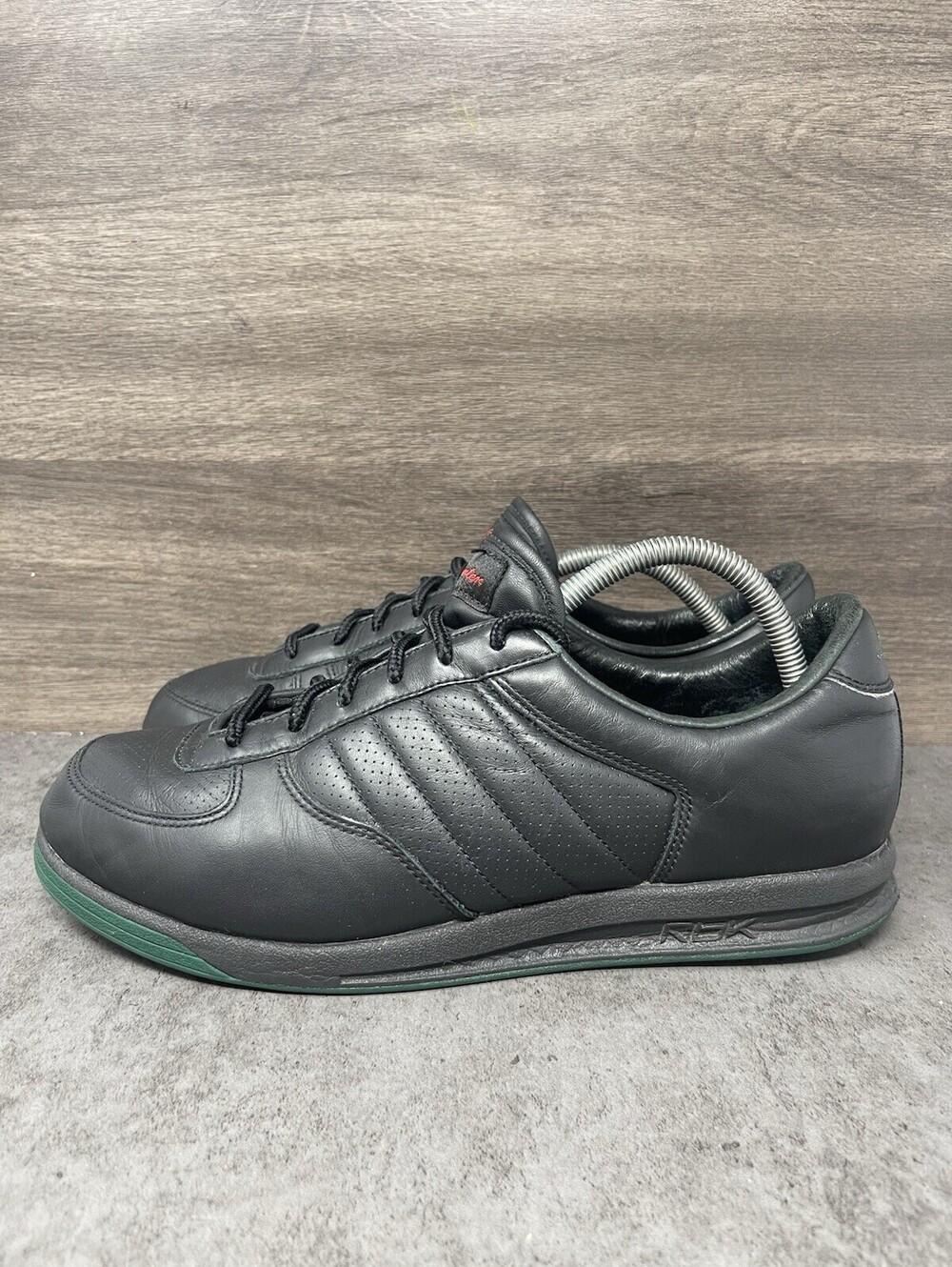 Reebok S Carter Classic Low Jay Z Black Green Size 9.5 Mens Leather 10-101566